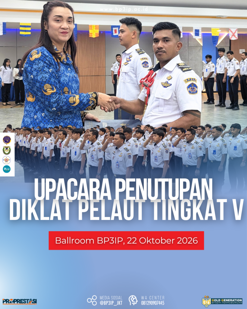 UPACARA PENUTUPAN DIKLAT PELAUT TINGKAT V TAHUN 2026